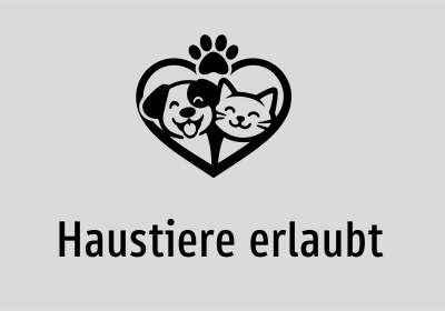 Haustiere erlaubt
