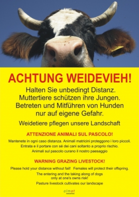 Achtung Weidevieh!