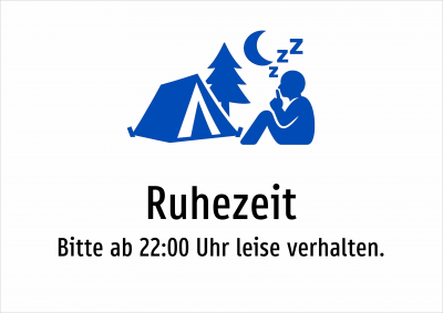 Ruhezeit - Bitte ab 22:00 Uhr leise verhalten.
