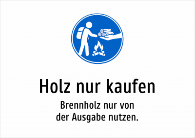 Holz nur kaufen - Brennholz nur von der Ausgabe nutzen.