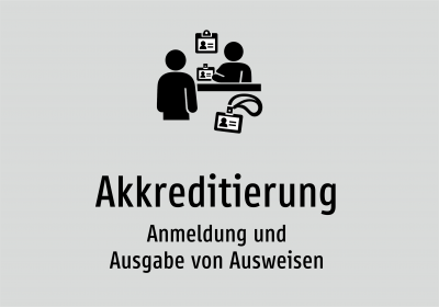 Akkreditierung - Anmeldung und Ausgabe von Ausweisen