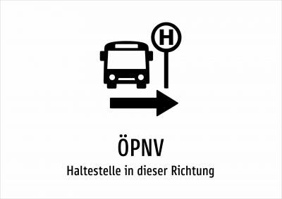 ÖPNV - Haltestelle in dieser Richtung