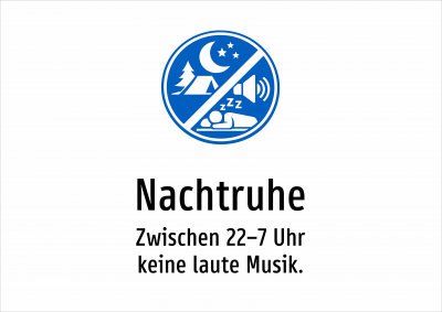 Nachtruhe - Zwischen 22–7 Uhr keine laute Musik.