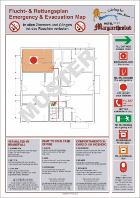 Rettungs + Fluchtwegkennzeichen