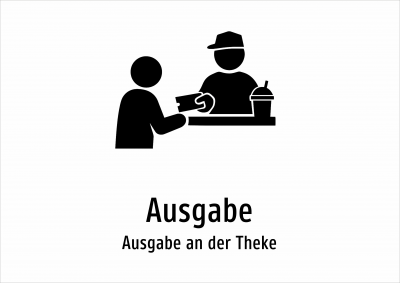 Ausgabe - Ausgabe an der Theke