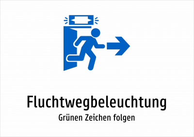 Fluchtwegbeleuchtung - Grünen Zeichen folgen