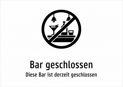 Bar geschlossen - Diese Bar ist derzeit geschlossen