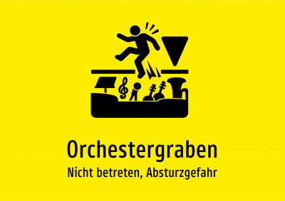 Orchestergraben - Nicht betreten, Absturzgefahr