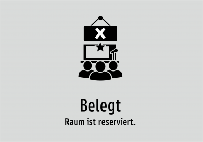Belegt - Raum ist reserviert.