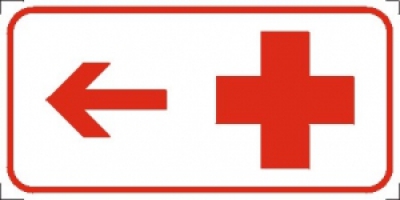 Verbandskasten linksweisend