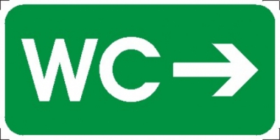 WC rechtsweisend