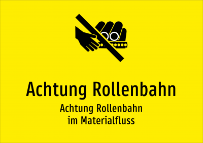 Achtung Rollenbahn - Achtung Rollenbahn im Materialfluss
