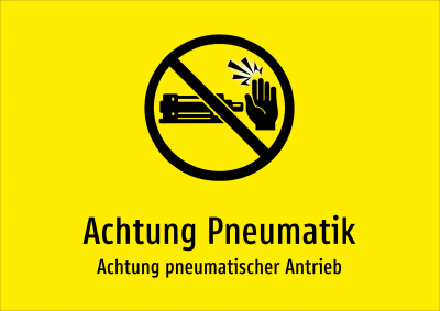 Achtung Pneumatik - Achtung pneumatischer Antrieb