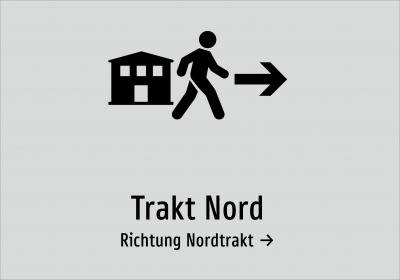 Trakt Nord - Richtung Nordtrakt →
