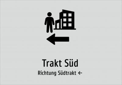 Trakt Süd - Richtung Südtrakt ←