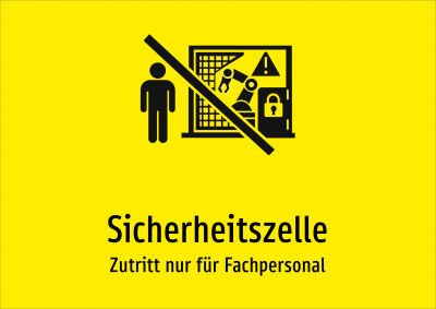 Sicherheitszelle - Zutritt nur für Fachpersonal
