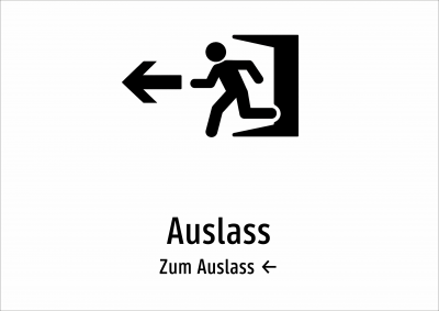 Auslass - Zum Auslass ←