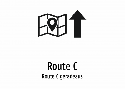 Route C - Route C geradeaus