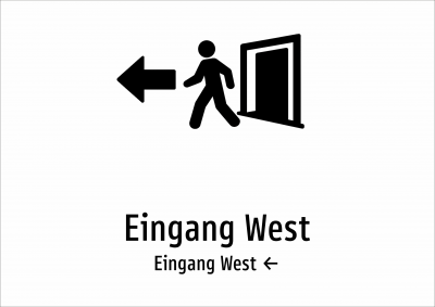 Eingang West - Eingang West ←