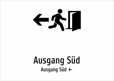Ausgang Süd - Ausgang Süd ←