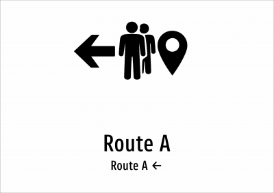 Route A - Route A ←
