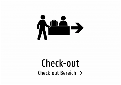 Check-out - Check-out Bereich →