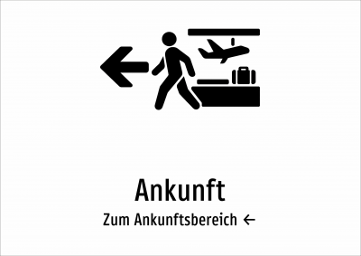 Ankunft - Zum Ankunftsbereich ←
