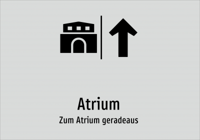 Atrium - Zum Atrium geradeaus