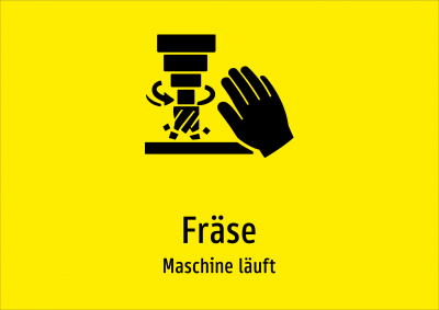 Fräse - Maschine läuft