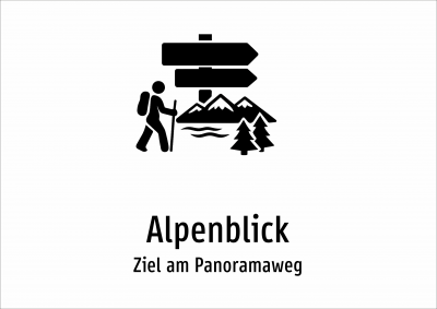 Alpenblick - Ziel am Panoramaweg
