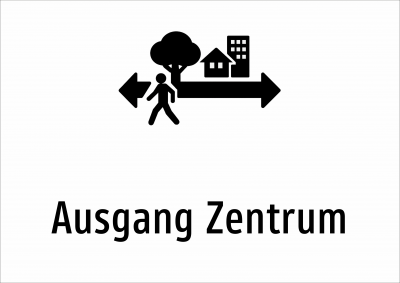 Ausgang Zentrum