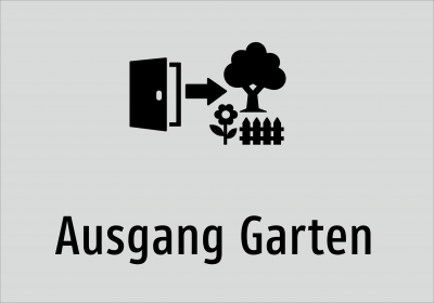 Ausgang Garten