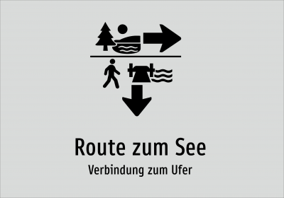 Route zum See - Verbindung zum Ufer