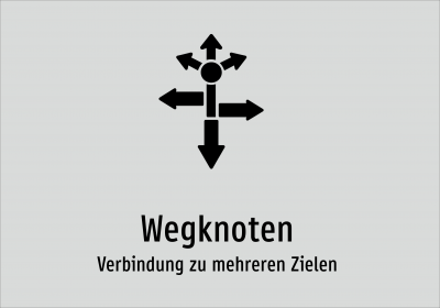 Wegknoten - Verbindung zu mehreren Zielen