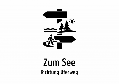 Zum See - Richtung Uferweg