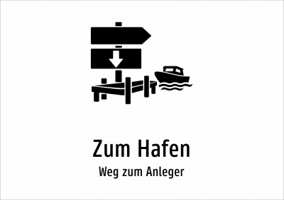 Zum Hafen - Weg zum Anleger