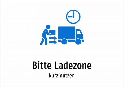 Bitte Ladezone - kurz nutzen
