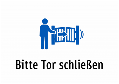 Bitte Tor schließen