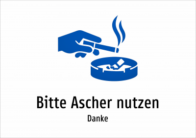 Bitte Ascher nutzen - Danke