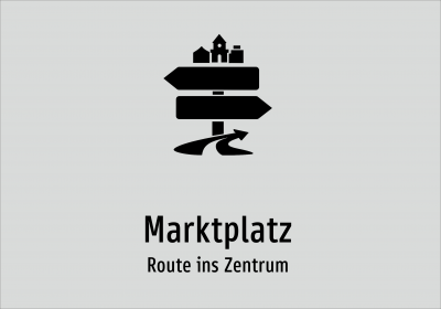 Marktplatz - Route ins Zentrum