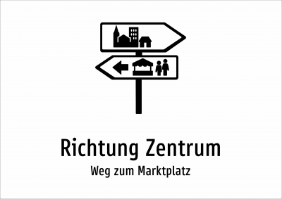 Richtung Zentrum - Weg zum Marktplatz