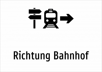 Richtung Bahnhof