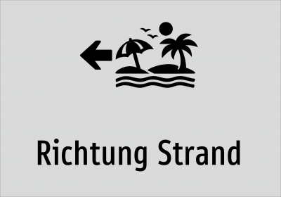 Richtung Strand