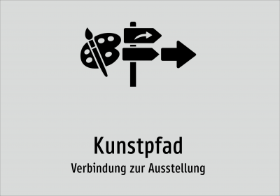 Kunstpfad - Verbindung zur Ausstellung