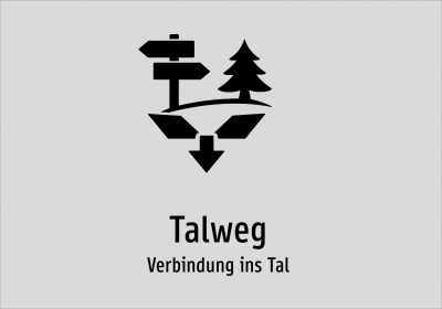 Talweg - Verbindung ins Tal