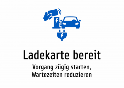 Ladekarte bereit - Vorgang zügig starten, Wartezeiten reduzieren