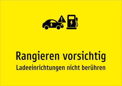 Rangieren vorsichtig - Ladeeinrichtungen nicht berühren