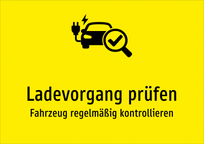Ladevorgang prüfen - Fahrzeug regelmäßig kontrollieren