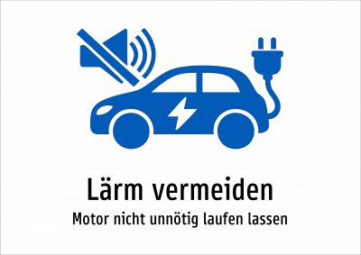 Lärm vermeiden - Motor nicht unnötig laufen lassen