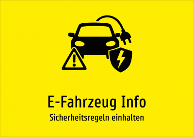 E-Fahrzeug Info - Sicherheitsregeln einhalten